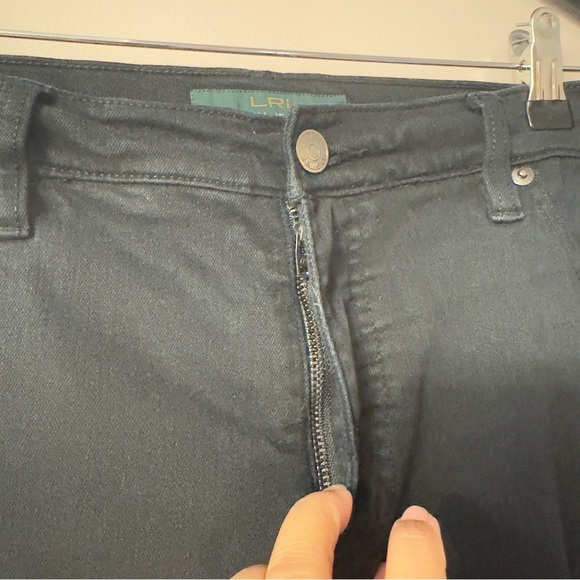 Lauren Ralph Lauren Jeans Black Women Size 14 - Picture 7 of 10